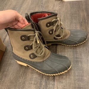 Tommy Hilfiger duck boots